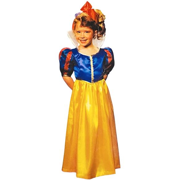 Vintage Secrets Snow White Princess Dress Costume Child Small 5-6 New Deadstock - Picture 1 of 12